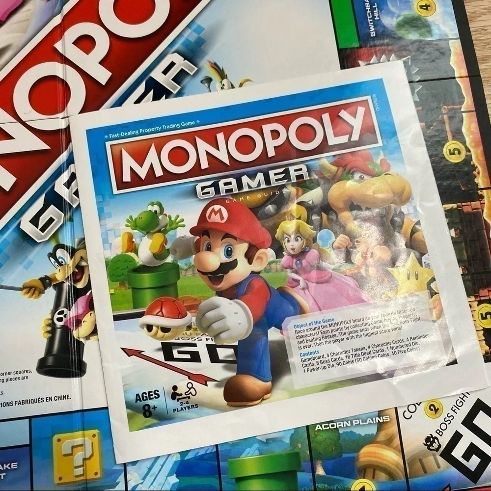 Monopoly Nintendo Gamer Board Game Mario Cart